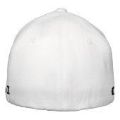 Casquette Brodée M Monogramme Initial Combine Laine Flexfit Classiq (Dos)