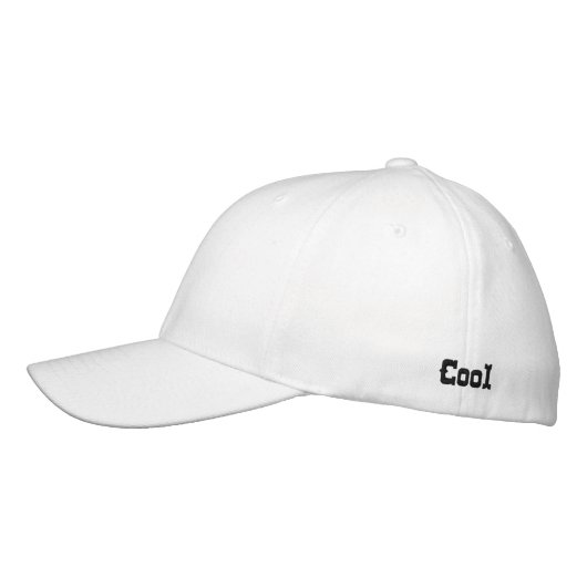 Casquette Brodée M Monogramme Initial Combine Laine Flexfit Classiq (Gauche)