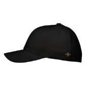 Casquette Brodée M Monogramme Initiale Combine Classique Laine Flex (Gauche)