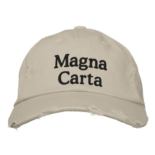 Casquette Brodée Magna Carta (Devant)
