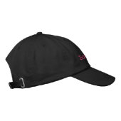 Casquette Brodée Magnifique sorcellerie Enchantée rose noir (Droite)