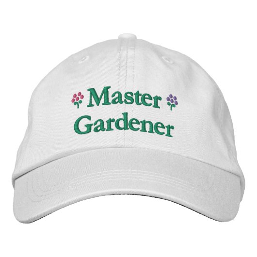 Casquette Brodée Maître Gardener (Devant)