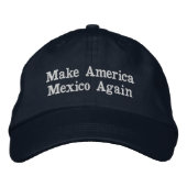 Casquette Brodée Make America Mexico Again (Devant)