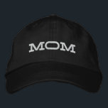Casquette Brodée Maman Cool simple Typographie moderne personnalisé<br><div class="desc">Maman Cool simple Typographie moderne Casquette de baseball brodé personnalisé présente le texte simple et moderne brodé "Maman". Parfait comme cadeau pour maman pour la Fête des Mères,  Noël,  anniversaire et plus encore. Créé par Evco Studio www.zazzle.com/store/evcostudio</div>
