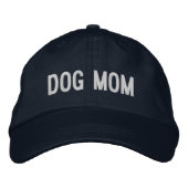 Casquette Brodée Maman de chien | Dame de chien cool (Devant)