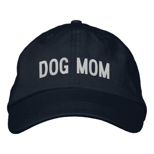 Casquette Brodée Maman de chien | Dame de chien cool (Devant)