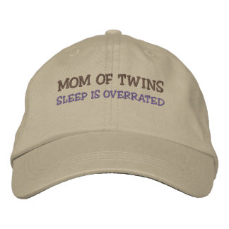 Casquette Brodée Maman de Twins DORMIR EST SURVEILLÉE