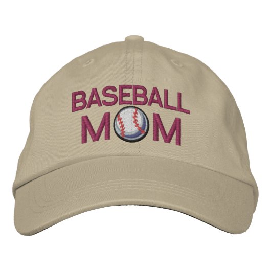 Casquette Brodée Maman du baseball (Devant)