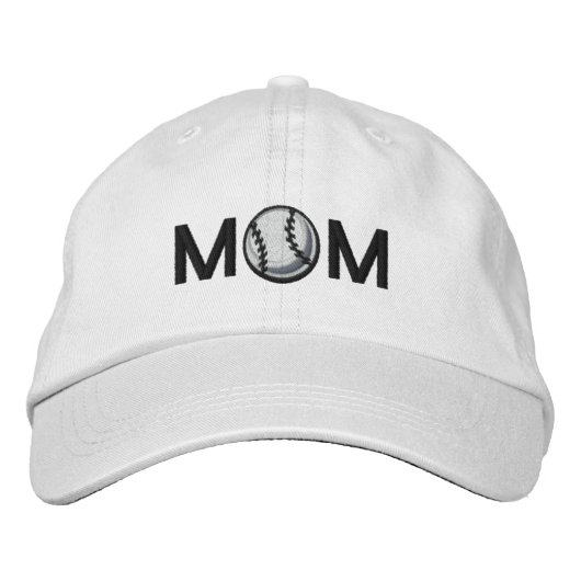 Casquette Brodée Maman du baseball (Devant)