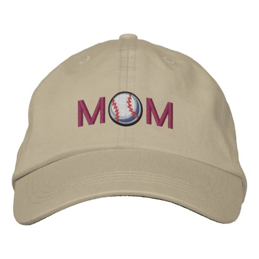 Casquette Brodée Maman du baseball (Devant)
