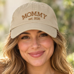 Casquette Brodée MAMAN personnalisée Année d'établissement
