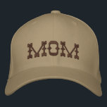 Casquette Brodée Maman Simple Moderne Typographie Personnalisée<br><div class="desc">Mom Simple Modern Typography Custom Embroder Baseball Casquette avec broderie,  le texte simple et moderne brodé "Mom". Parfait comme cadeau pour maman pour la Fête des Mères,  Noël,  anniversaire et plus encore. Créé par Evco Studio www.zazzle.com/store/evcostudio</div>