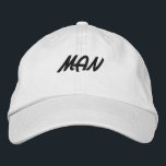 Casquette Brodée MAN Texte Blanc Couleur Belle Belle Garçons Hommes<br><div class="desc">MAN Texte Blanc Couleur Beau Joyeux garçons Casquette de baseball brodé Homme. Un casquette de baseball brodé est un type de casque qui présente un design brodé ou un logo sur le panneau avant du casquette. Ces casquettes sont généralement faits de matériaux tels que le coton, le polyester ou un...</div>