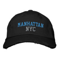 MANHATTAN NYC Turquoise Rose Noir Vintage