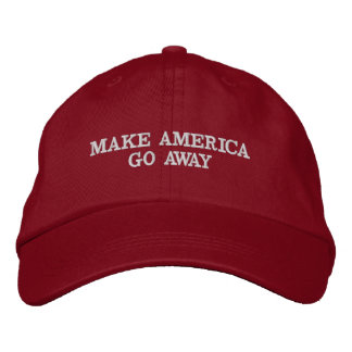 Casquette Brodée Manifestation anti Trump MAGA