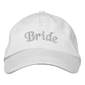 Casquette Brodée Mariage de mariée (Devant)
