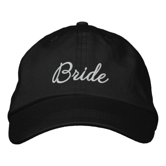 Casquette Brodée Mariée (Devant)