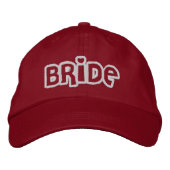 Casquette Brodée Mariée (Devant)