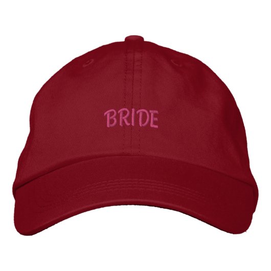 CASQUETTE BRODÉE MARIÉE BRODÉE DE MARIAGE (Devant)