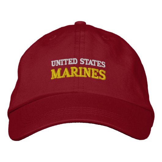 CASQUETTE BRODÉE MARINES DES ETATS-UNIS (Devant)