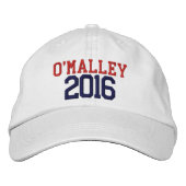 Casquette Brodée Martin O'Malley Président 2016 (Devant)
