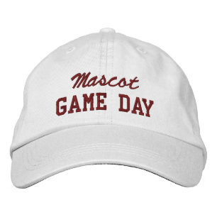 Casquette Brodée Mascotte ou nom d'équipe personnalisé pour le jour