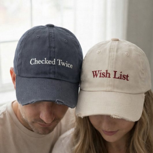 Casquette Brodée Matching Couple Embroidered Baseball Cap