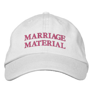 Casquette Brodée Matériel de Mariage