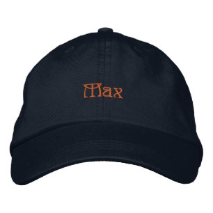 Casquette Brodée Max Style Élégant Couleur Or Ashley