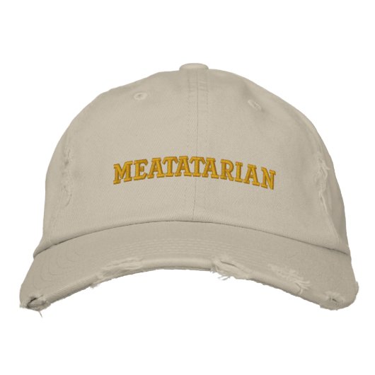Casquette Brodée Meatarien (Devant)
