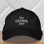 Casquette Brodée Meilleur Grampa jamais moderne Typographie simple<br><div class="desc">Meilleur Grampa Une typographie toujours simple.</div>