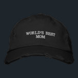 Casquette Brodée Meilleure maman du monde<br><div class="desc">Faites savoir à maman qu'elle est la meilleure maman au monde !</div>