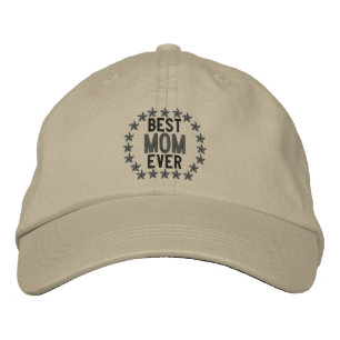 Casquette Brodée Meilleure Maman Ever SuperMom Stars Broiderie