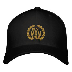 Casquette Brodée Meilleure maman jamais SuperMom Laurels Broderie