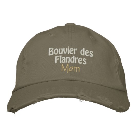 Casquette Brodée mère bouvier (Devant)