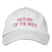 Casquette Brodée Mère de la mariée (Devant)