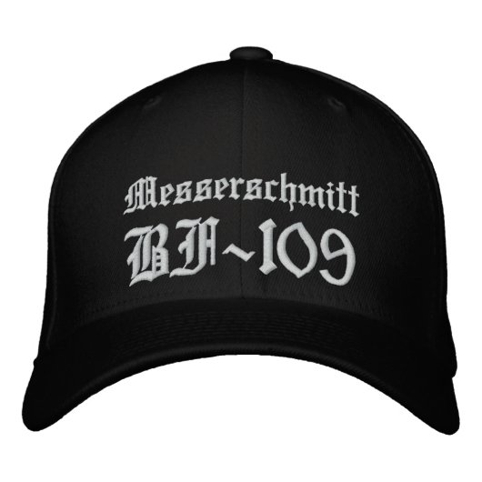 Casquette Brodée Messerschmitt BF-109 CAP (Devant)