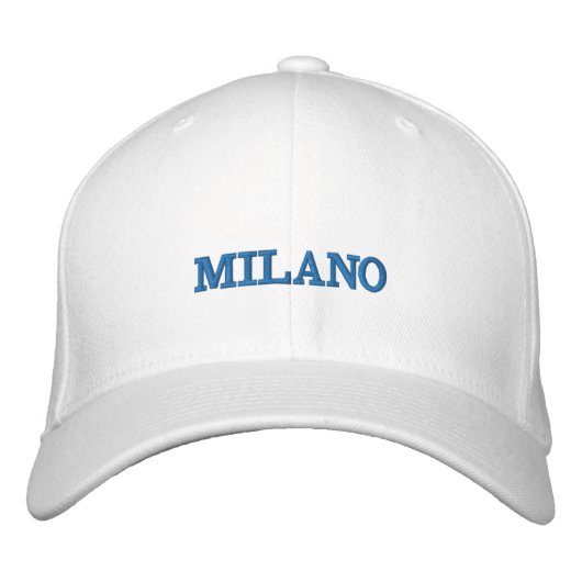 Casquette Brodée Milano (Devant)