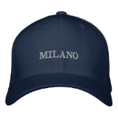 Casquette Brodée Milano (Devant)