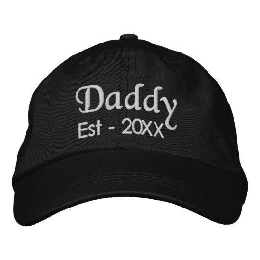 Casquette Brodée Mini Sript Grossesse faire-part (Devant)