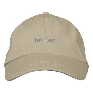 Casquette Brodée Minimaliste Im Lost