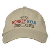 Casquette Brodée Mitt Romney Paul Ryan 2012 (Devant)