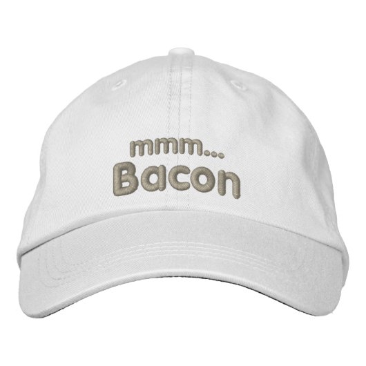 Casquette Brodée MMM... Bacon Love (Devant)