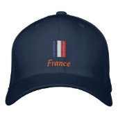 Casquette Brodée Mode France & Drapeau / Frances Patriotes (Devant)