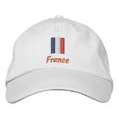 Casquette Brodée Mode France & Drapeau / Frances Patriotes (Devant)