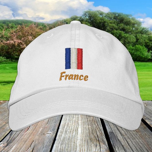 Casquette Brodée Mode France & Drapeau / Frances Patriotes