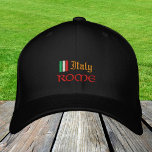 Casquette Brodée Mode Rome & Italie / Drapeau italien Patriotes<br><div class="desc">Casquettes brodés : Italie & Rome,  Italie Drapeau de la mode baseball / chapeaux camionneurs pour les patriotes Italia - amour mon pays,  voyage,  vacances / fans de sport</div>