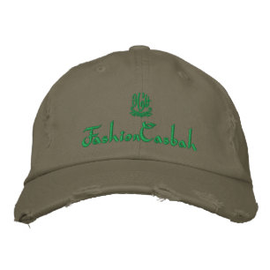 Casquette Brodée ModeCasbah Olive Green
