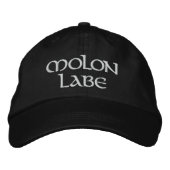 CASQUETTE BRODÉE MOLON LABE (Devant)