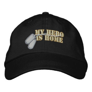 Casquette Brodée Mon héros est chez moi